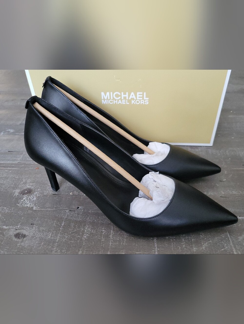 Michael Kors Black Alina Flex Pumps Size 8 - Picture 12 of 16